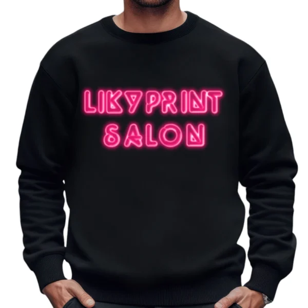 Likyprint Salon Sweatshirt - Black