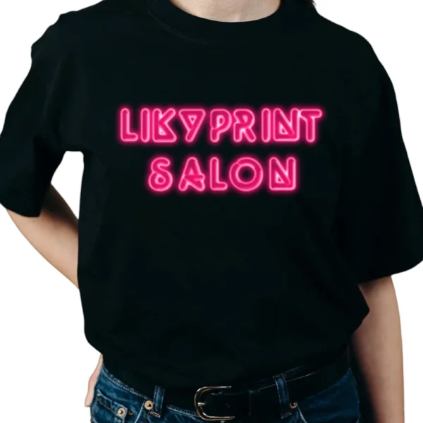 Likyprint Salon TShirt - Black
