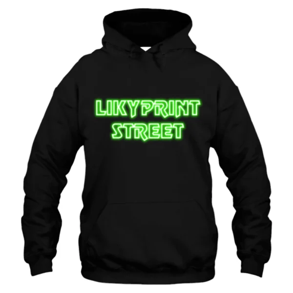 Likyprint Street Hoodie - Black