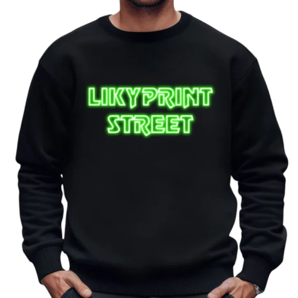 Likyprint Street Sweatshirt - Black