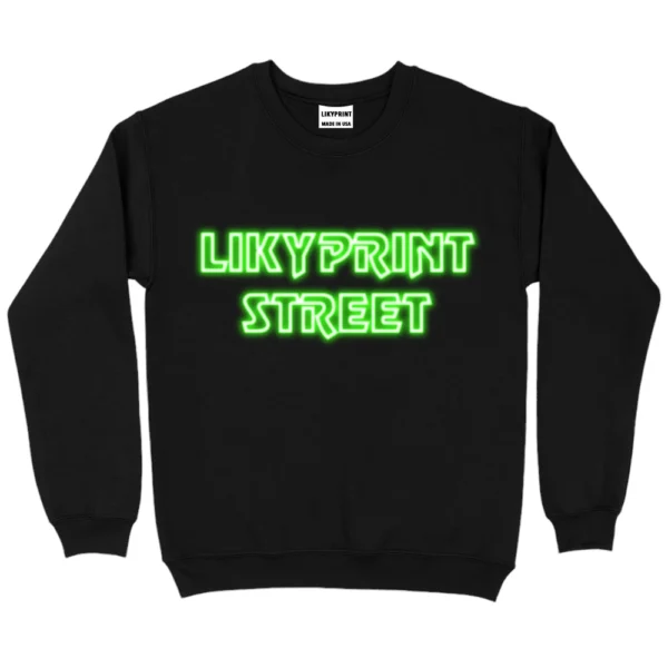 Likyprint Street Sweatshirt - Black