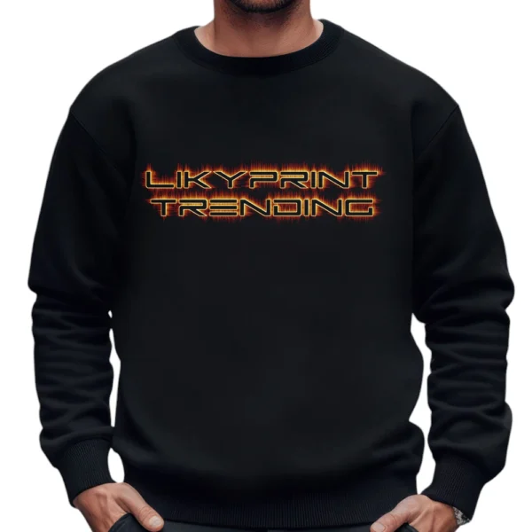 Likyprint Trending Sweatshirt - Black