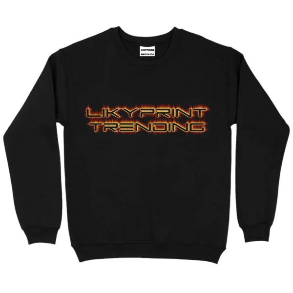 Likyprint Trending Sweatshirt - Black