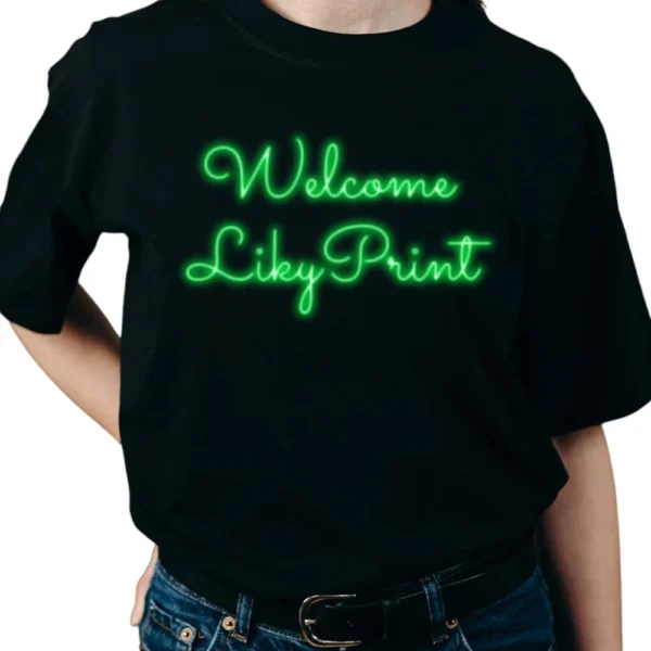 Welcome Likyprint TShirt - Black