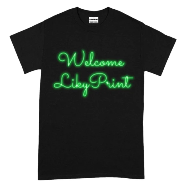 Welcome Likyprint TShirt - Black