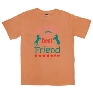 My Horse Is My Best Friend Unisex Comfort Colors T-shirts