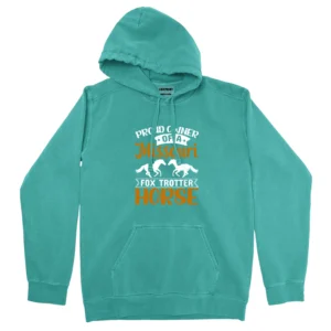 Proud Owner Missouri Fox Trotter Horse Unisex Comfort Colors Hooded Sweatshirt